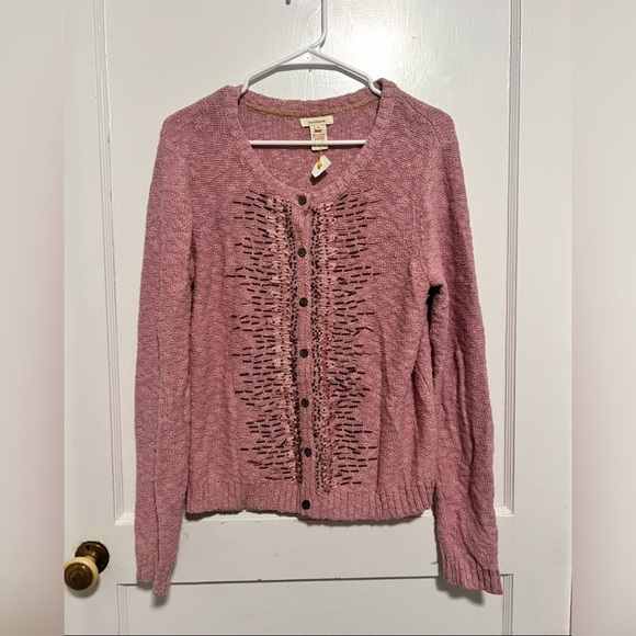 SUNDANCE CATALOG Day to Night Dusty Pink
Beaded Cardigan Size M $158 - Picture 1 of 4